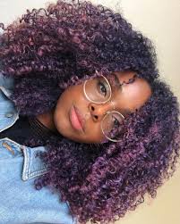 Don't fret just yet — there's a way for you to go purple! Mubi 22yr On Instagram Purple For A Day Makes All The Haters Go Away Dyed Curly Hair Purple Natural Hair Dyed Natural Hair