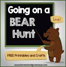 Going On A Bear Hunt Free Printables And Crafts Homeschool Giveaways Bears Preschool Free Preschool Printables Book Activities