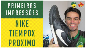 Chuteira Nike Tiempox Proximo Tf Primeiras Impressoes Youtube
