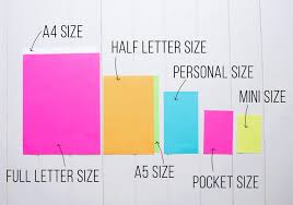Planner Sizes The Ultimate Guide I Heart Planners