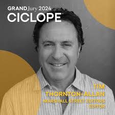Thrilled to announce our very own Tim Thornton-Allan is a Juror at this  year's Ciclope Festival in October. Looking forward to seeing the  incredible work from the past year. See you folks