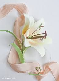 Download Simple Diy Paper Easter Lily Tutorial And Pattern To Make Today