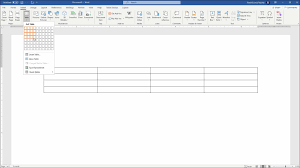 Create Tables In Word - Instructions - Teachucomp, Inc.