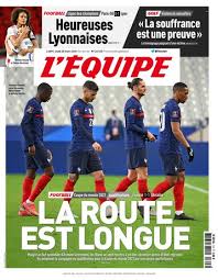 L'équipe (pronounced lekip, french for the team) is a french nationwide daily newspaper devoted to sport, owned by éditions philippe amaury. Le Journal L Equipe L Edition Du 25 Mars 2021 L Equipe