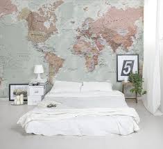 Classic World Map Wallpaper Wall Mural Maria Classic Map Maria Mural Wall Wallpaper World Home Decor Home Decor