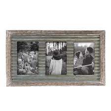 | 5x7 picture frames distressed wood rustic patten white set of 3 pack w/ hd glass. Farmhouse Rustic Picture Frames Birch Lane