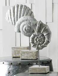 Maybe you would like to learn more about one of these? Sculptures Of Seashells Starfish Coral Driftwood On Stands Diy Shop Coastal Decor Ideas Interior Design Diy Shopping