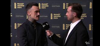 Mr. Canet. Mr @marcmarquez93 looking good today at the MotoGP Awards  Ceremony