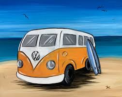 Rated 4.86 out of 5 based on 21 customer ratings. Vw Kombi Surf Painting Paint Party Paint And Sip