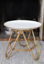 Table Basse En Rotin Bamboe Interieur
