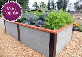 Gardener's supply specializes in raised garden bed kits made of cedar, corrugated metal, composite wood fiber/plastic and more. Durable Greenbed Raised Garden Bed Kits Faswall Block