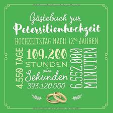 Abhängig davon, wer den spruch in schriftform oder verbal überbringt, stehen unterschiedliche varianten zur auswahl. Gastebuch Zur Petersilienhochzeit Deko Geschenk Zur Feier Der Petersilien Hochzeit 12 5 Jahre Buch Fur Gluckwunsche Und Fotos Der Gaste Korrigiert German Edition Notes Better 9781686310430 Amazon Com Books