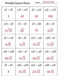 Square Root Worksheet Pdf Inspirational Multiplying Square Roots Worksheet By Kevin Wilda Studying Math Learning Mathematics Math Charts