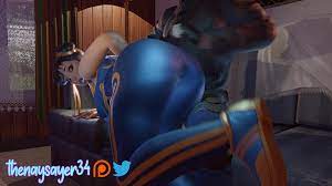 Chun Li - Spanking