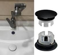 Amazon.com: 2 Pcs Sink Overflow Covers,2-Layer Sink Copper ...