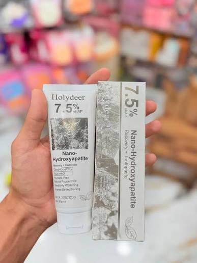 🦷✨ Holydeer 7.5% nHAP Nano-Hydroxyapatite Recovery Toothpaste ✨🦷 Upgrade your daily oral care routine with advanced protection & freshness! 😍💙 This powerful toothpaste is designed to repair, strengthen & protect your teeth