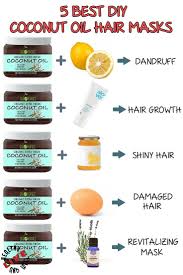 This build up can prevent hair from growing and even halt the growth of new hair from breaking through the skin since it is caked up with coconut oil. Top 5 Best Diy Coconut Oil Hair Masks For Every Hair Trouble Coconut Oil Hair Growth Coconut Oil Hair Coconut Oil Hair Treatment