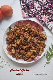 Pichupota Kozhi Masala Shredded Chicken Roast Cook With Sharmila