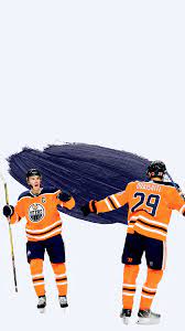 A wallpaper i made for edmonton oilers own leon draisaitl. Where Hockey Meets Art Wallpapers Leon Draisaitl Connor Mcdavid