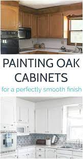 And if i paint the wood cabinets white, how much of the rest of the woodwork in our open plan house must be painted to look cohesive? Painting Oak Cabinets White An Amazing Transformation Painting Oak Cabinets Spray Paint Kitchen Cabinets Painting Kitchen Cabinets White