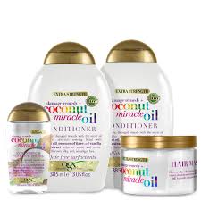 Shop the latest trends, offers and collect health & beauty points. Ogx Coconut Miracle Oil Set With Shampoo Conditioner Hair Mask And Oil Buy Online In Fiji At Fiji Desertcart Com Productid 215092180