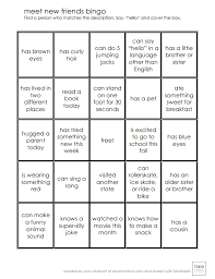 Bingo Games To Play With Friends From Camp To Birthday Parties Making Friends Just Got A Lot Easier With This Kid Friendly Bingo Board Nation Friend Bingo Meeting New Friends Bingo For Kids