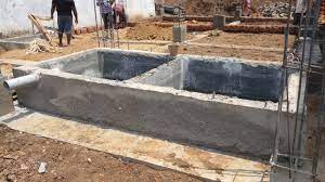 Most private septic systems are made up of two parts: Two Block Septic Tank And Underground Water Storage Youtube