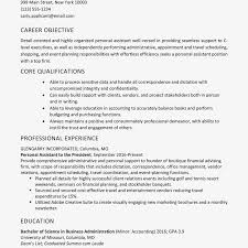 In a resume targeted for any assistant positions, you must emphasize your exceptional for example: Personal Assistant Resume Sample And Skills List