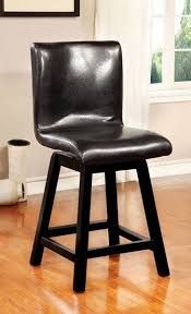 2 Furniture Of America Hurley Counter Height Chairs Counter Height Chairs Upholstered Side Chair Solid Wood Dining Chairs