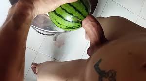 Fucking with a watermelon 2