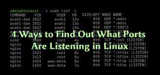 We know that ssl (secure sockets layer) is a socket number used for identification and security now we will see how to check the available number of ports using the user datagram protocol (udp). 4 Ways To Find Out What Ports Are Listening In Linux