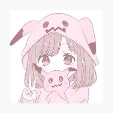 Tv anime girly air force releases images from first episode. Cute Anime Girl Soft Aesthetic Poster By Merch For All Redbubble