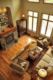 Interesting Space Comfortable Living Rooms Furniture Decor Hickory Flooring