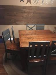 But first….we based our table construction off of these ana white table plans. Dining Room Table And Chairs Ana White
