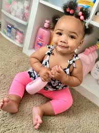 The baby girls or toddlers with medium to long hair look great with open wavy hairstyle or the braided hairstyles. Best Hairstyles For Baby Girls Black Baby Girl Hairstyles Baby Girl Hairstyles Baby Girl Hair