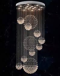 Ceiling Lights Living Room Bedroom Led Crystal Chandelier Modern Simplicity Stairs Villa Living Room Rot In 2020 Ceiling Lights Drop Ceiling Lighting Modern Chandelier