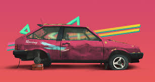 russian cars illustrated by vlad tretiak car artwork illustration concept cars