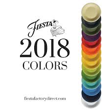 fiesta dinnerware announces its new color for 2018