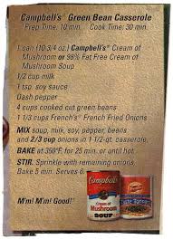 Side Campbell S Green Bean Casserole Bx0022 Greenbean Casserole Recipe Green Bean Casserole Green Bean Casserole Campbells