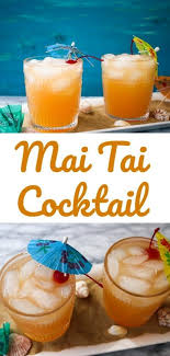 Classic Mai Tai Cocktail Recipe Cocktails Fun Drinks Summer Drinks