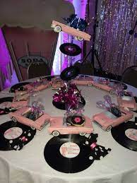 Save big on party decorations. 50 S Theme Sock Hop Birthday Party Ideas Photo 1 Of 21 Catch My Party 50s Theme Parties Birthday Party Themes Theme Party Decorations