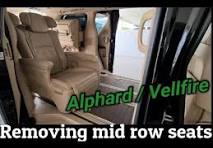 Alphard / VellFire GGH20 ANH20 - Removing mid row seats