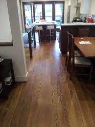 White oak laminate flooring on the site are sturdy in nature being built of prime quality wood materials such as oak, timber, solid wood, and many more. 5 Inch White Oak Select And Better Solid Hardwood Flooring Stained Antique Brown Finished With Duraseal Pe Hardwood Floors Solid Hardwood Floors Flooring