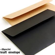 We offer a variety of sizes and colors to stay on brand. 20 Pcs Lot Black White Red Kraft Paper Envelopes Vintage European Style Envelope For Business Card Invitation Paper Envelopes Aliexpress
