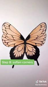 Video How To Draw Butterflies Di 2020 Cara Menggambar Kreatif Seni Cat Air