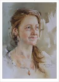 A self-portrait to end 2018 😅 Daniel Smith watercolors