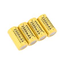 Great savings & free delivery / collection on many items. Buy Eoaneoe 4pcs 3 7v 2500mah Lithium Li Ion 16340 Battery Rechargeable Batteries For Laser Pen Led Flashlight Cell Online In Kuwait 4000172107797