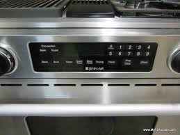 It should be covered with a soft blanket, or posts from packing material. 2004 Jenn Air Duel Fuel Range