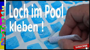 Locher Im Pool Hier Die Reparaturanleitung Z B Intex Pool Youtube