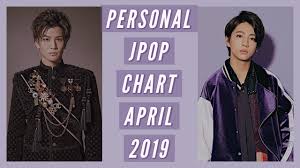 Personal Jpop Chart March April 2019